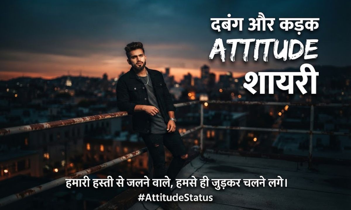 150+ Best Instagram Attitude Shayari | दमदार और कड़क एटीट्यूड शायरी